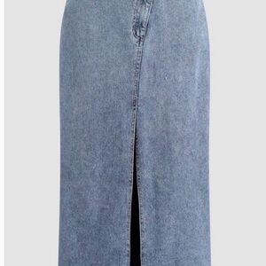 Commense Blue Maxi Skirt